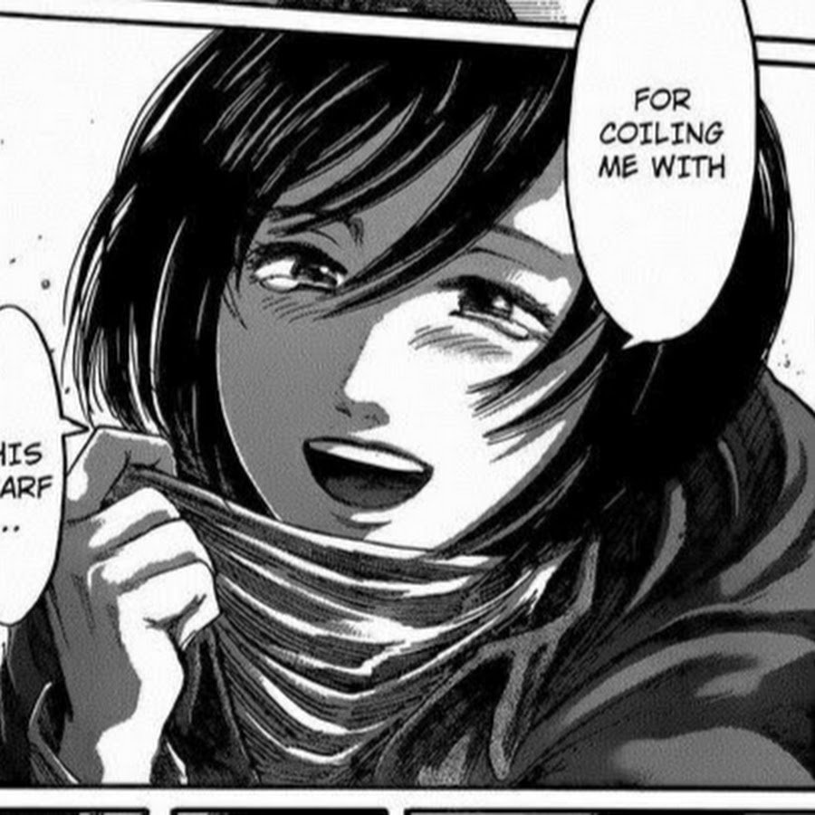 Атака титанов Манга Микаса