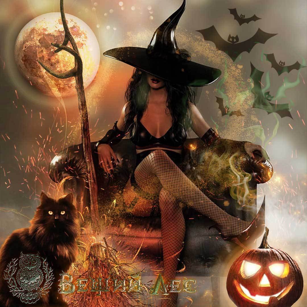 Девушка с вороном на плече