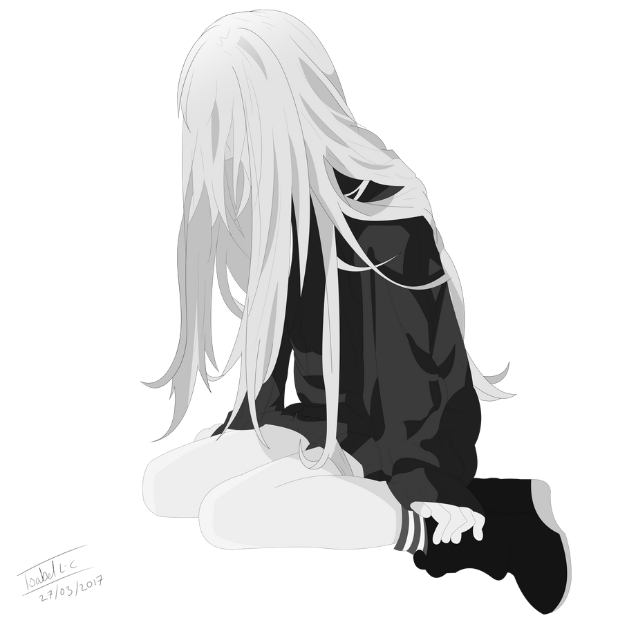 Аниме девушка в очках