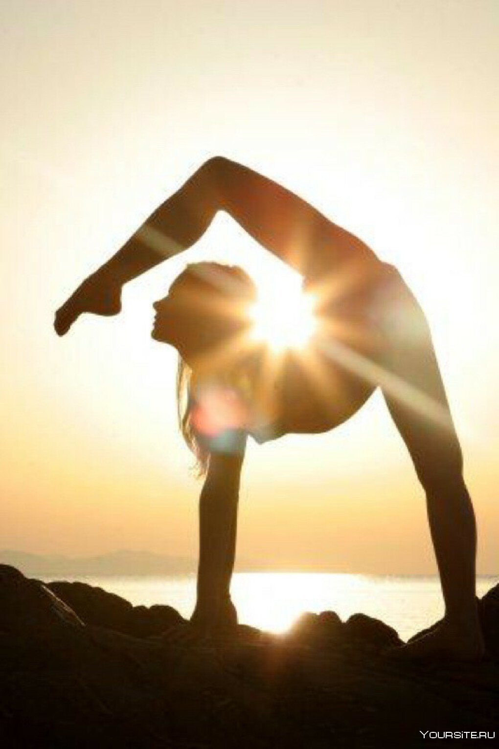 Гимнастика на закате