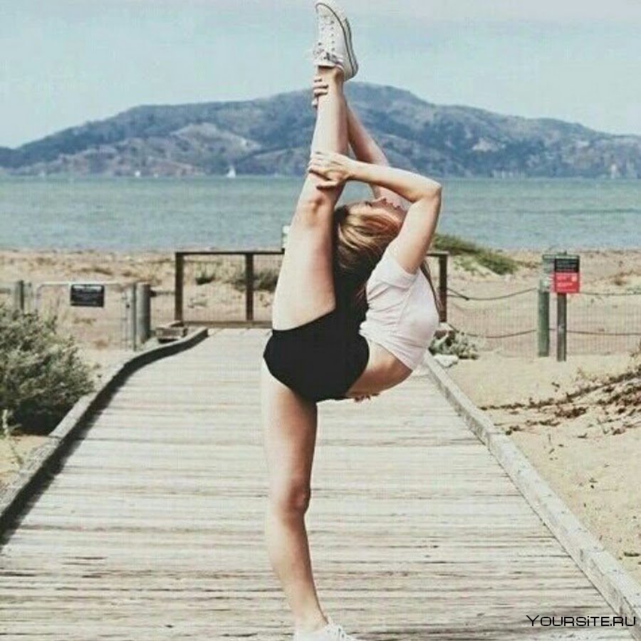 Шпагат с захватом