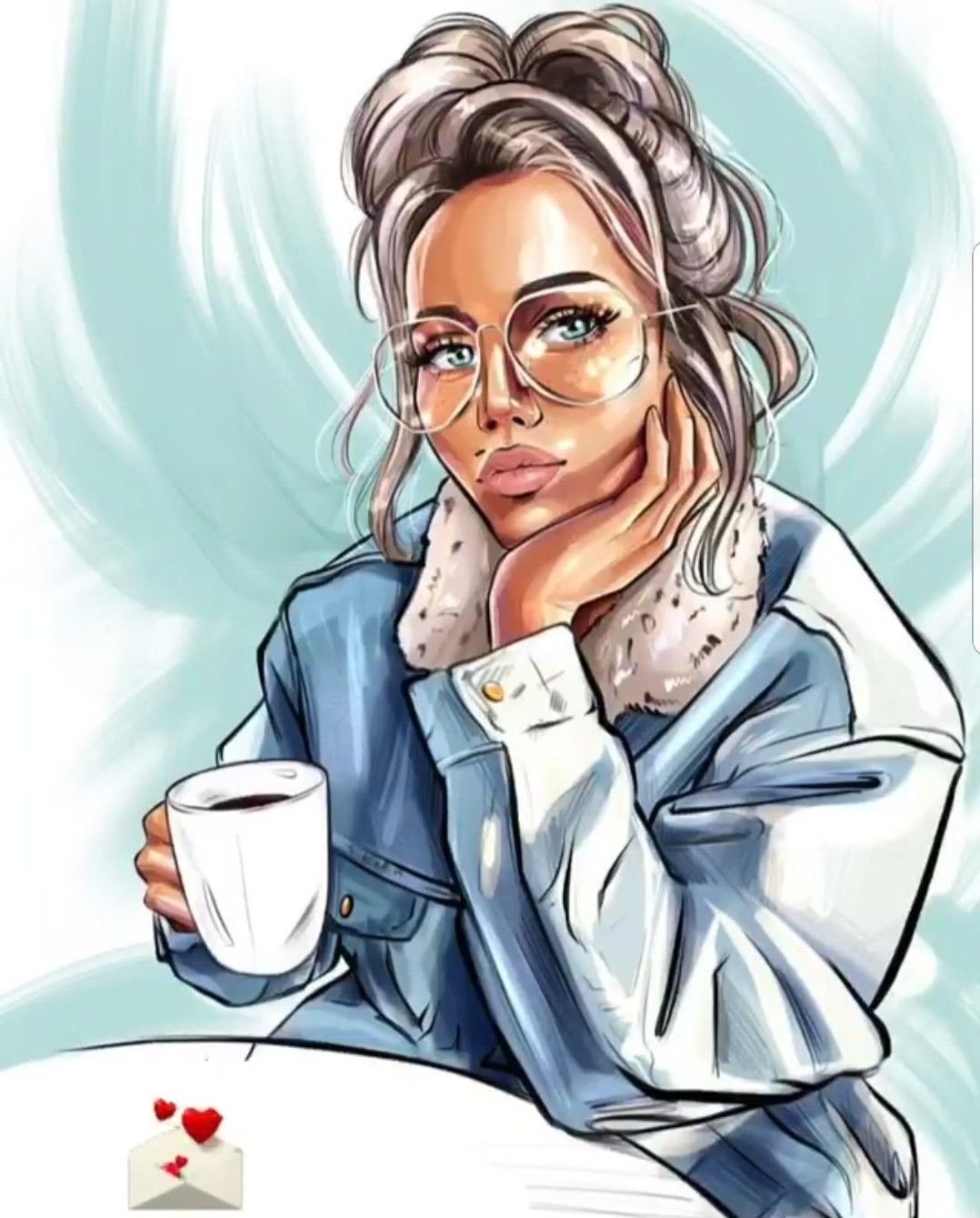 Девушка иллюстрация