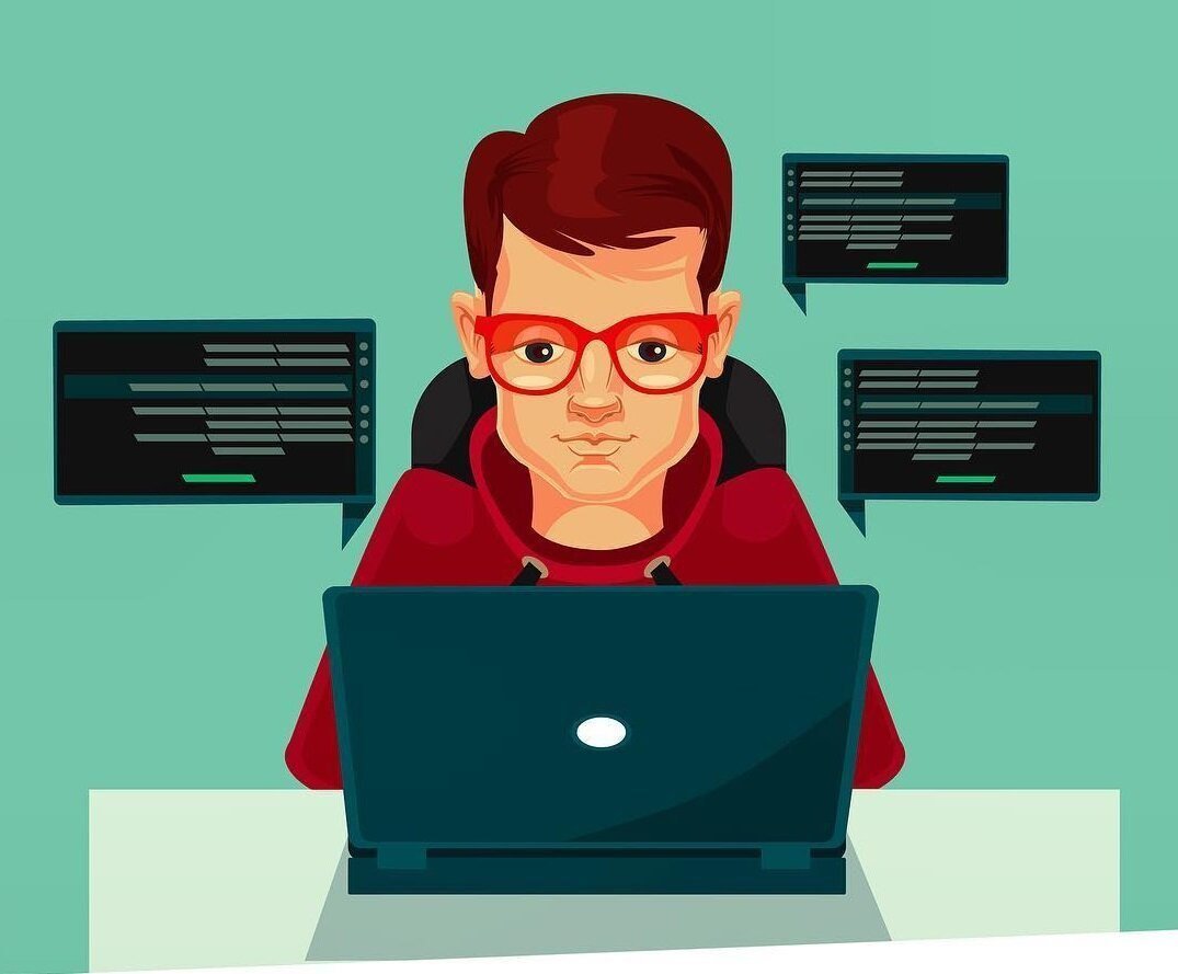 Фрилансер мультяшный