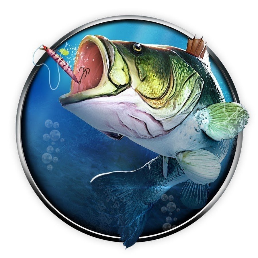 Рыбак в лодке лого