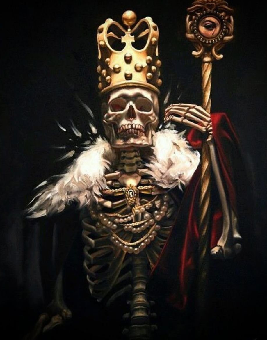 Веселый череп