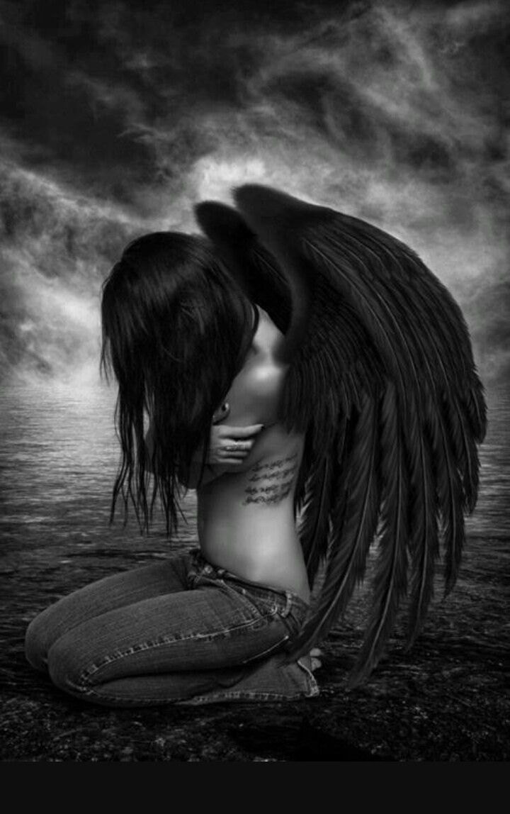 Депрессивные рисунки с надписями