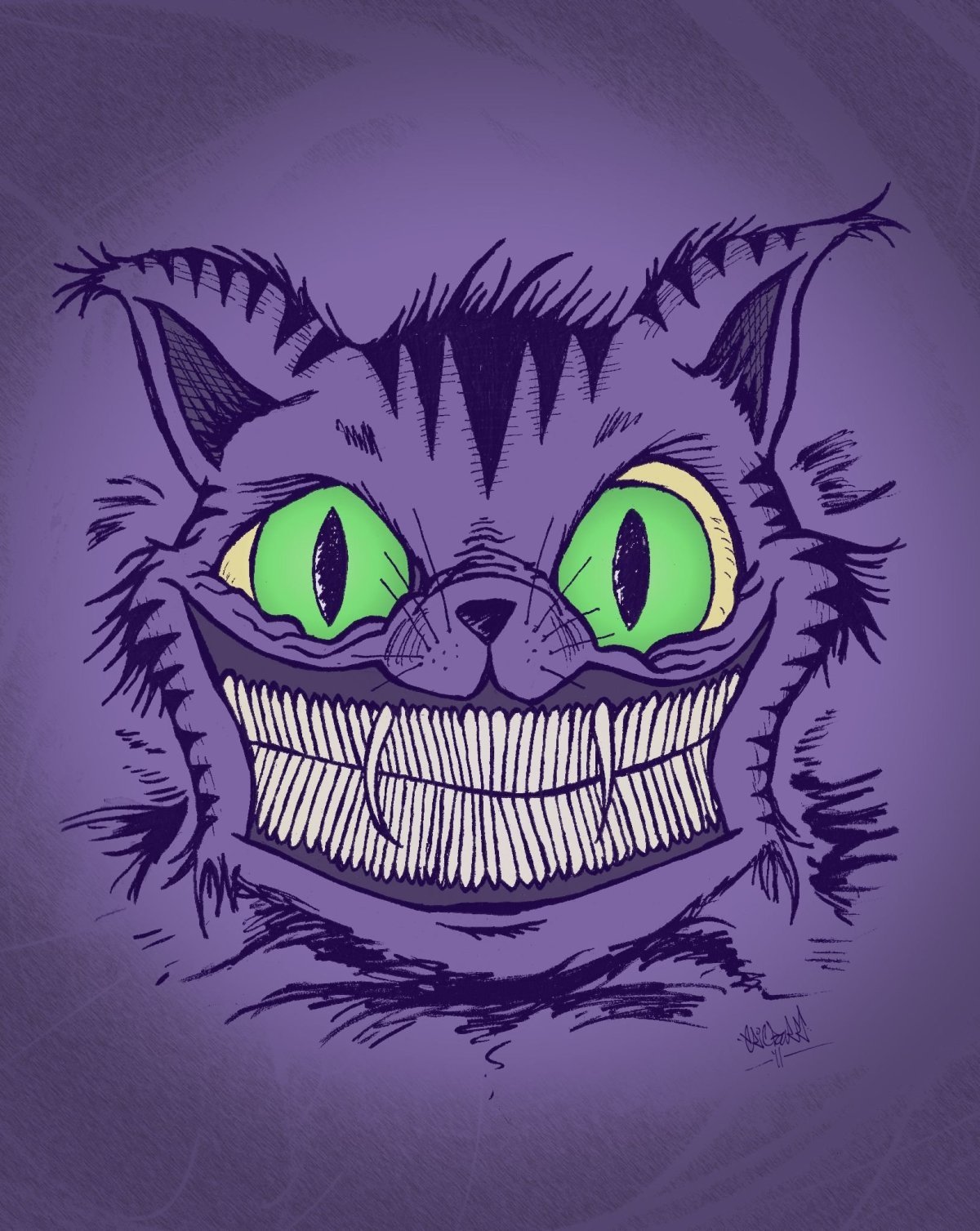 Кот в очках