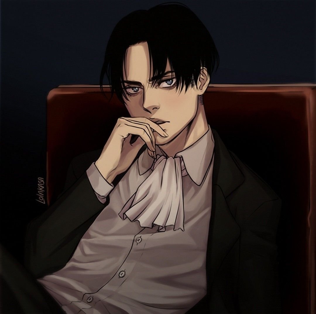 Леви Аккерман арт курит