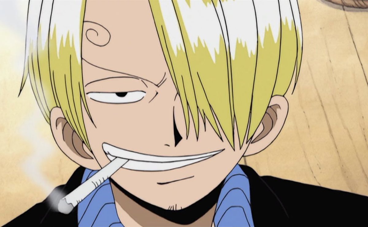 Лицо Санджи на баклажане