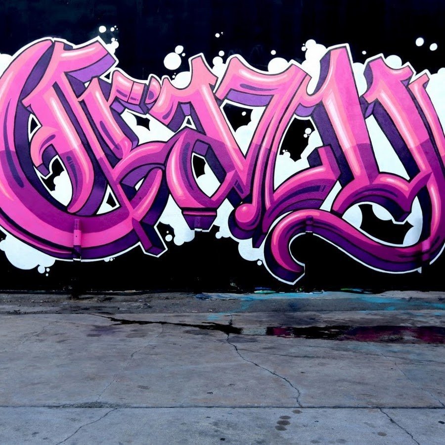 Обои в стиле граффити