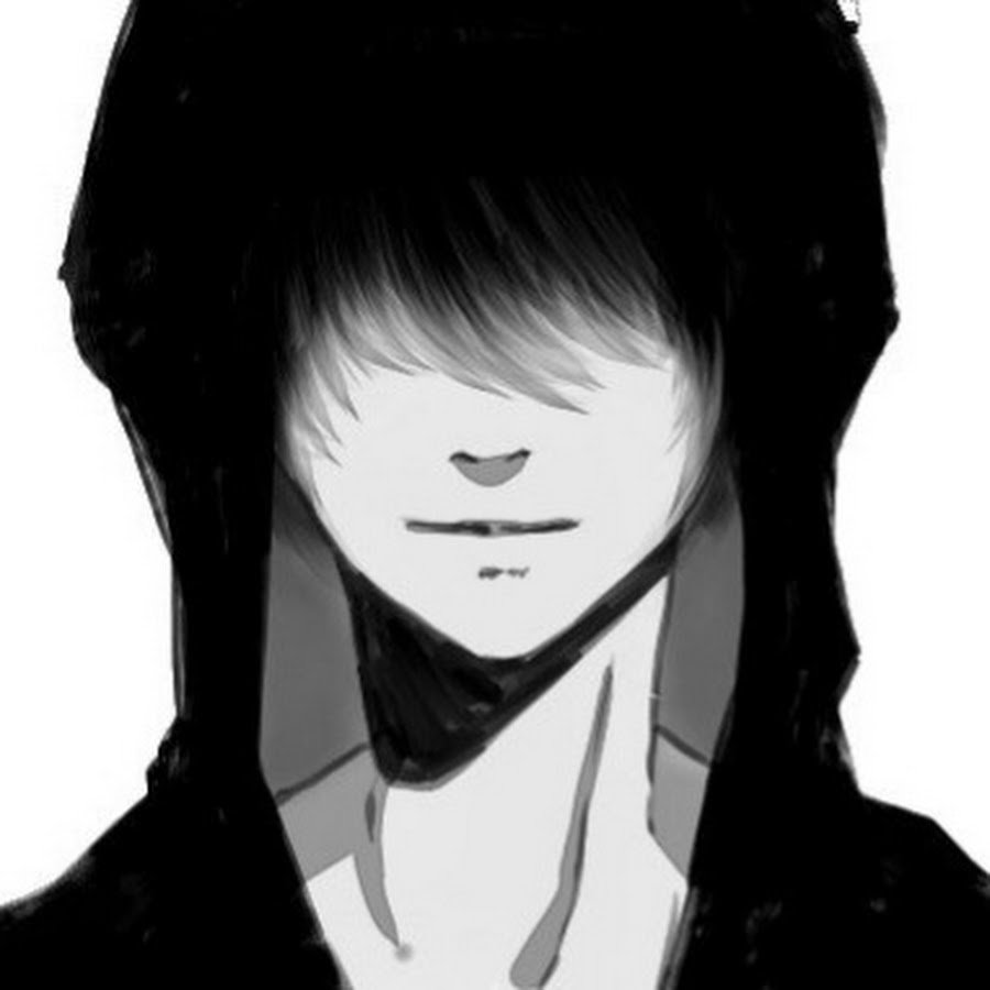 Аниме парень в капюшоне