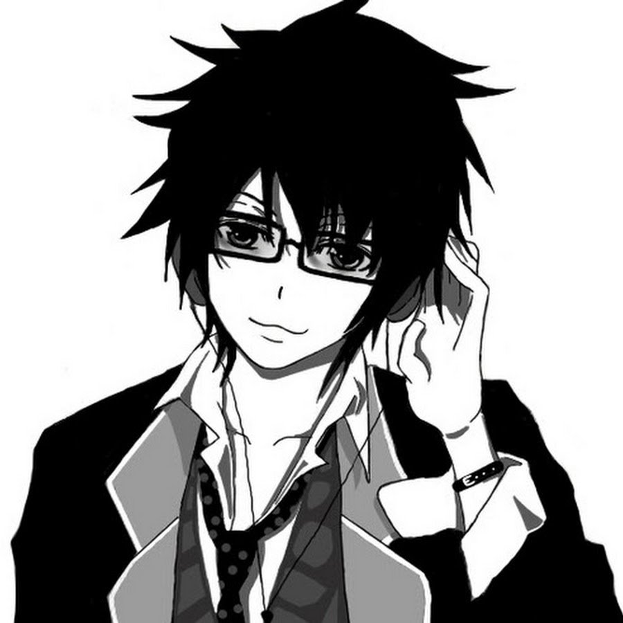 Аниме авы черные мальчики