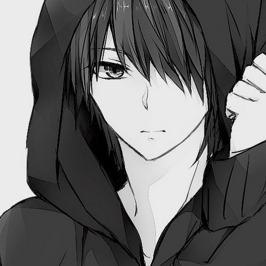 Грустный парень в наушниках