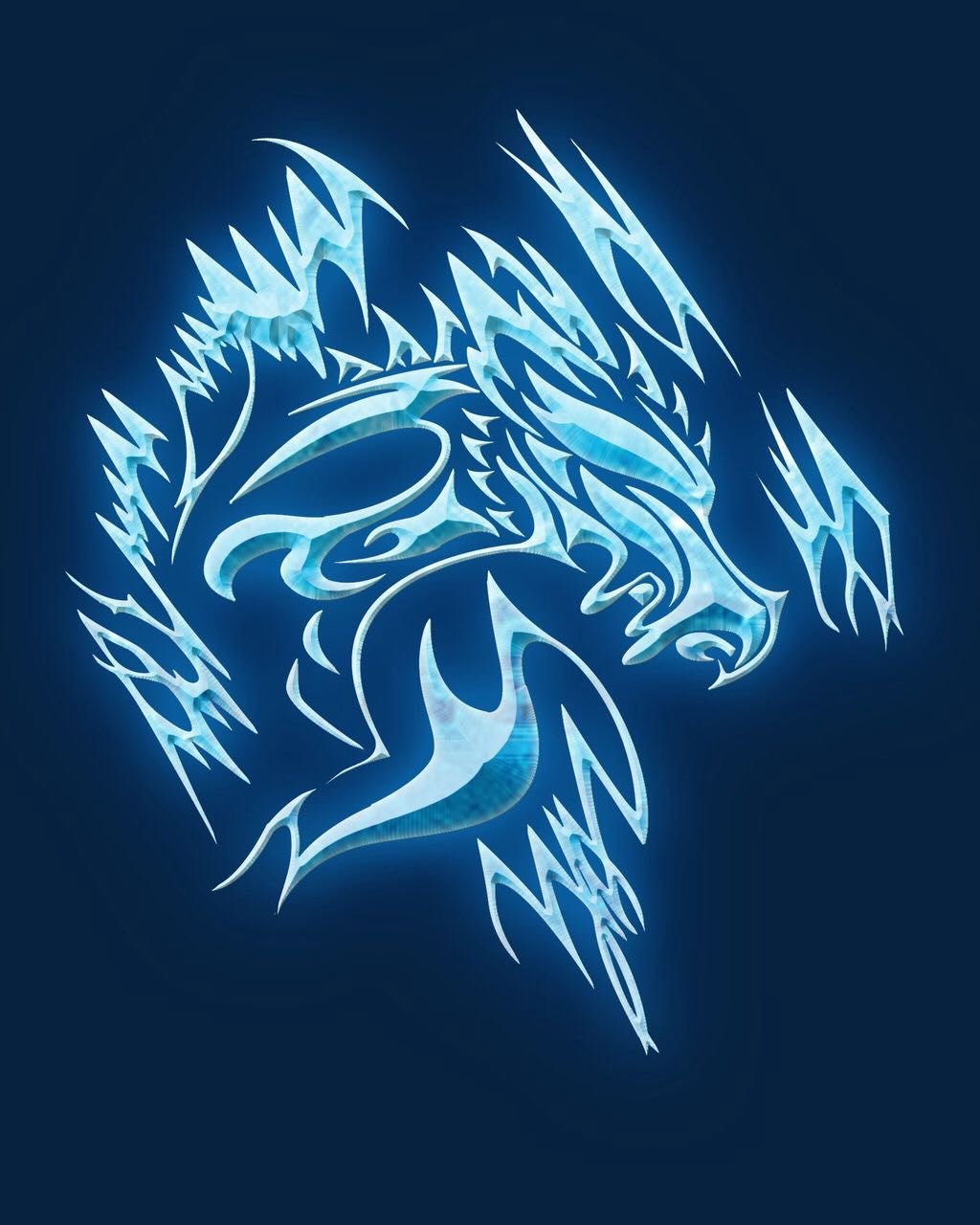 Дракон синего огня