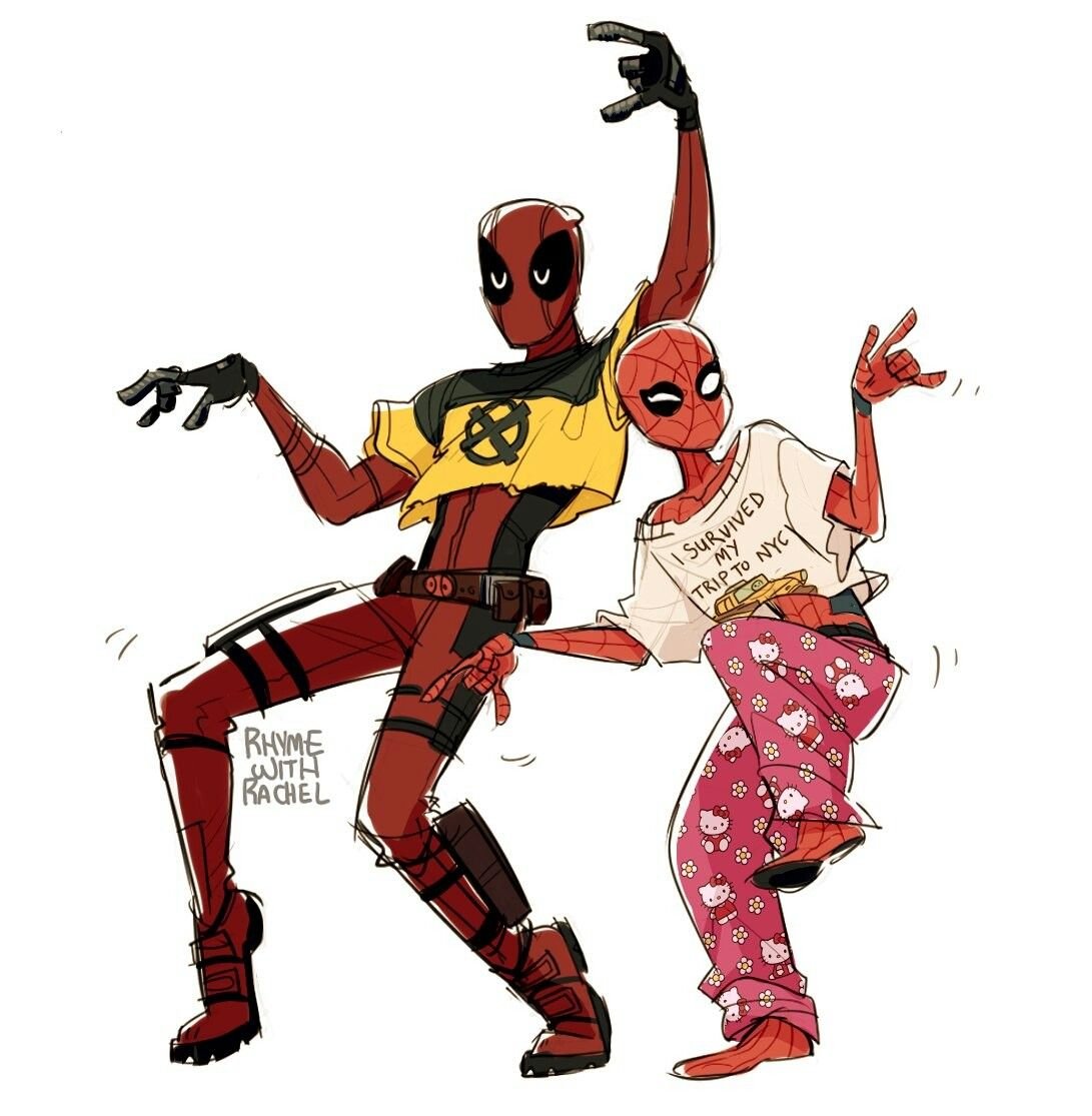 Дэдпул и человек паук шипп