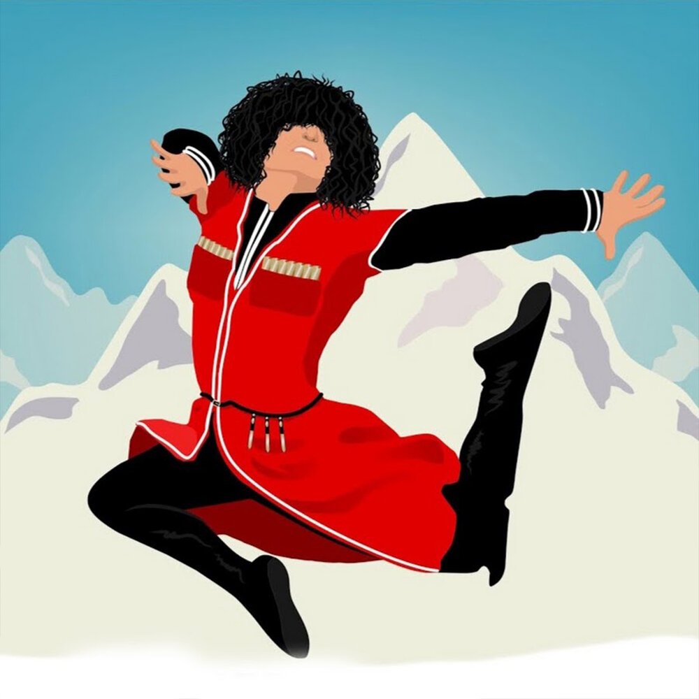 Девушка в горах