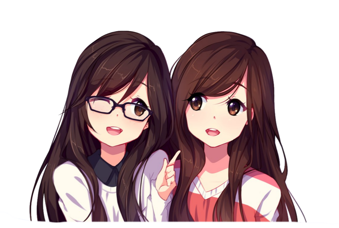 Парные аватарки для подруг аниме эстетика разделенные