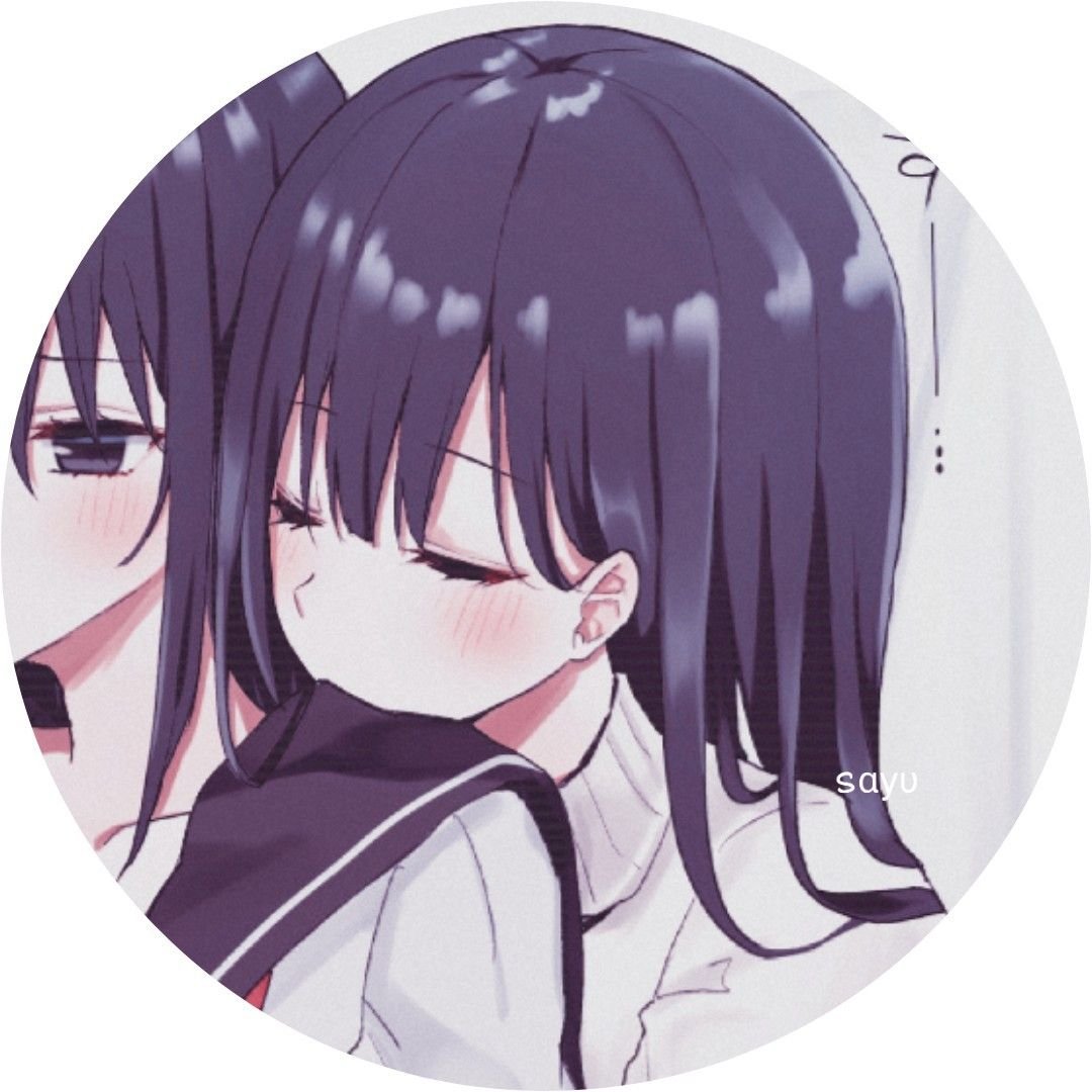 Парная аватарка аниме для подруг