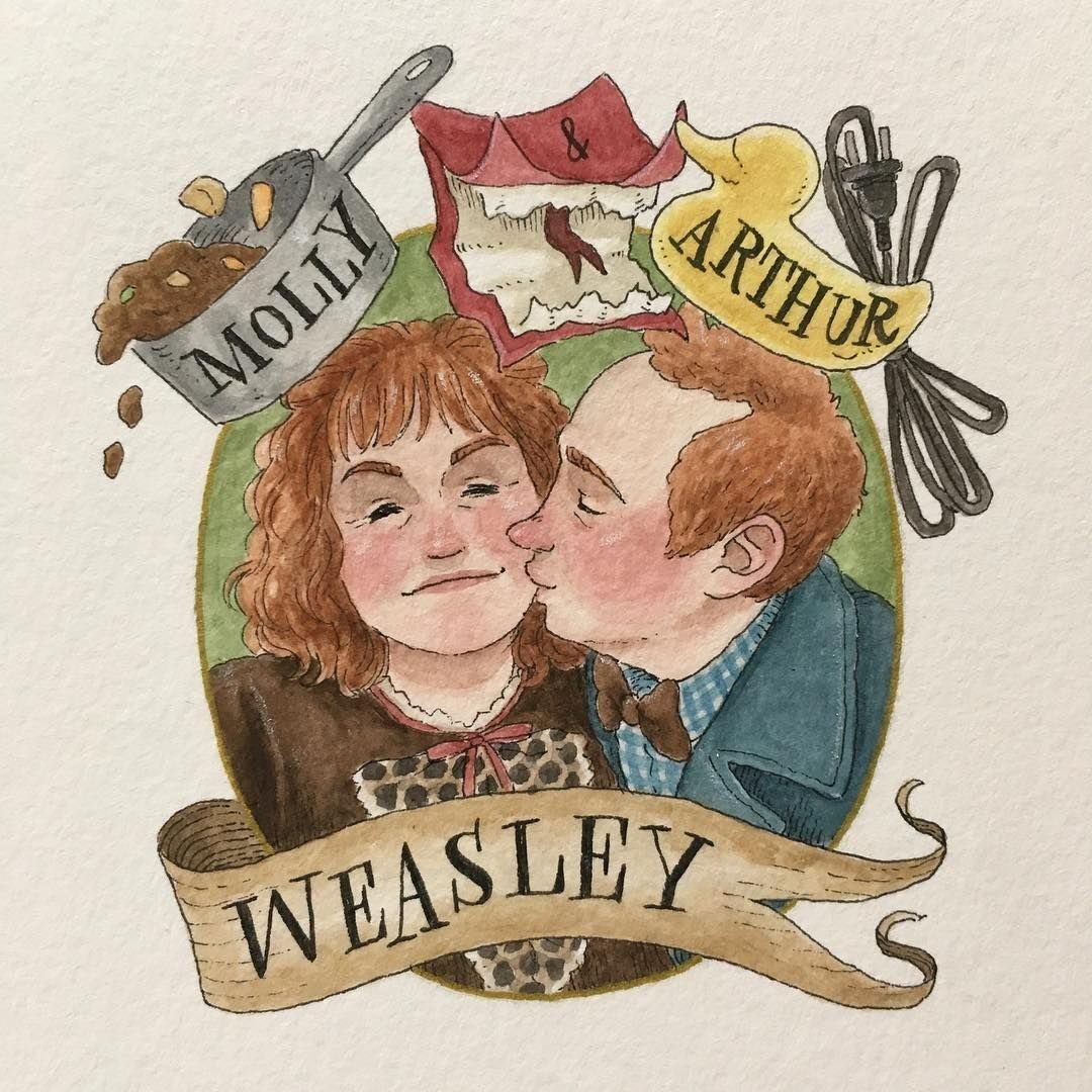 Молли и Артур Уизли