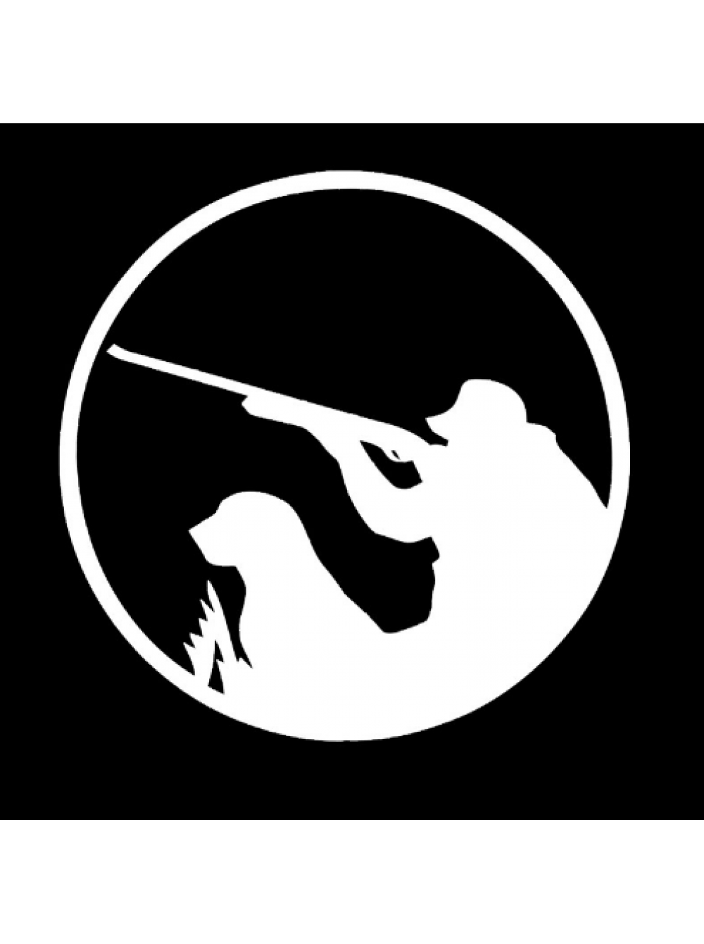 Наклейка охотник