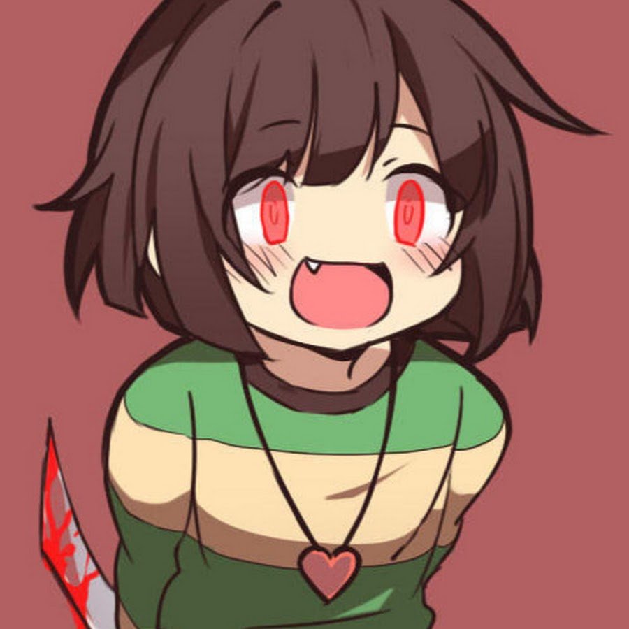 Чара андертейл арт с шоколадом