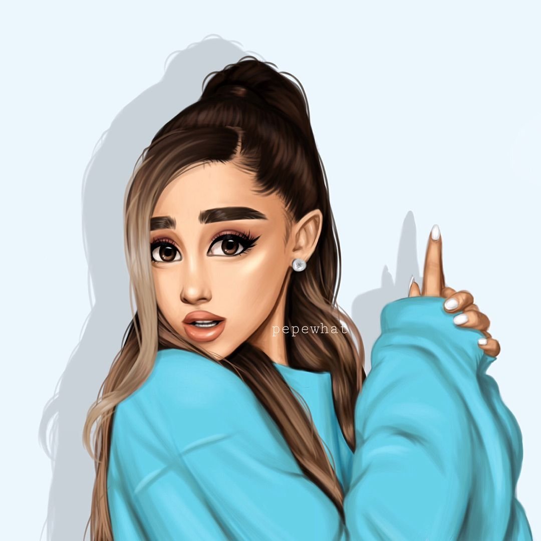 Ариана Гранде мультяшная