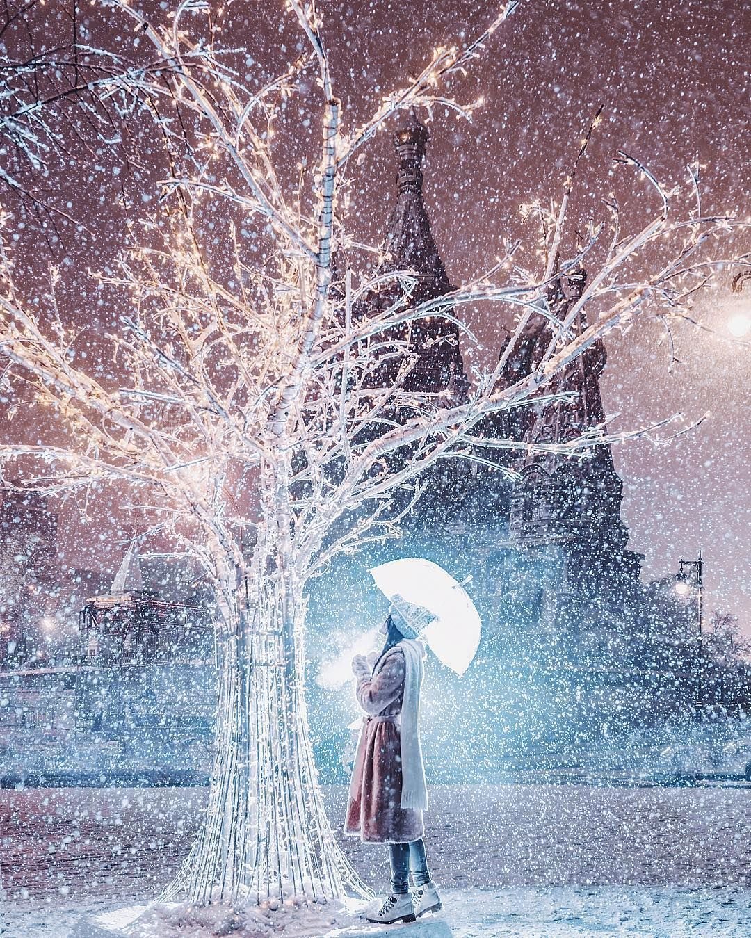 Красивые зимние аватарки