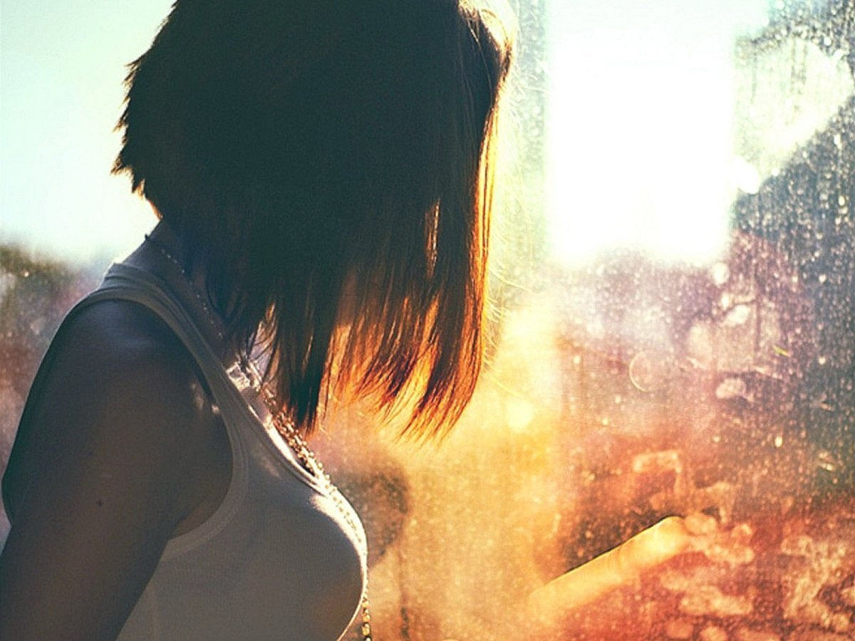 Девушка со спины