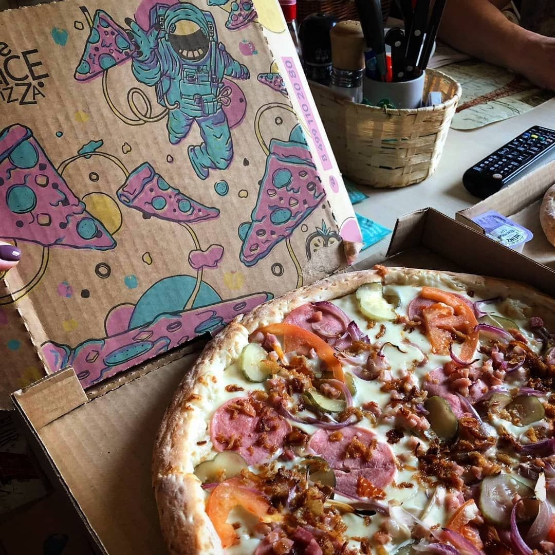 Пицца для инстаграмма