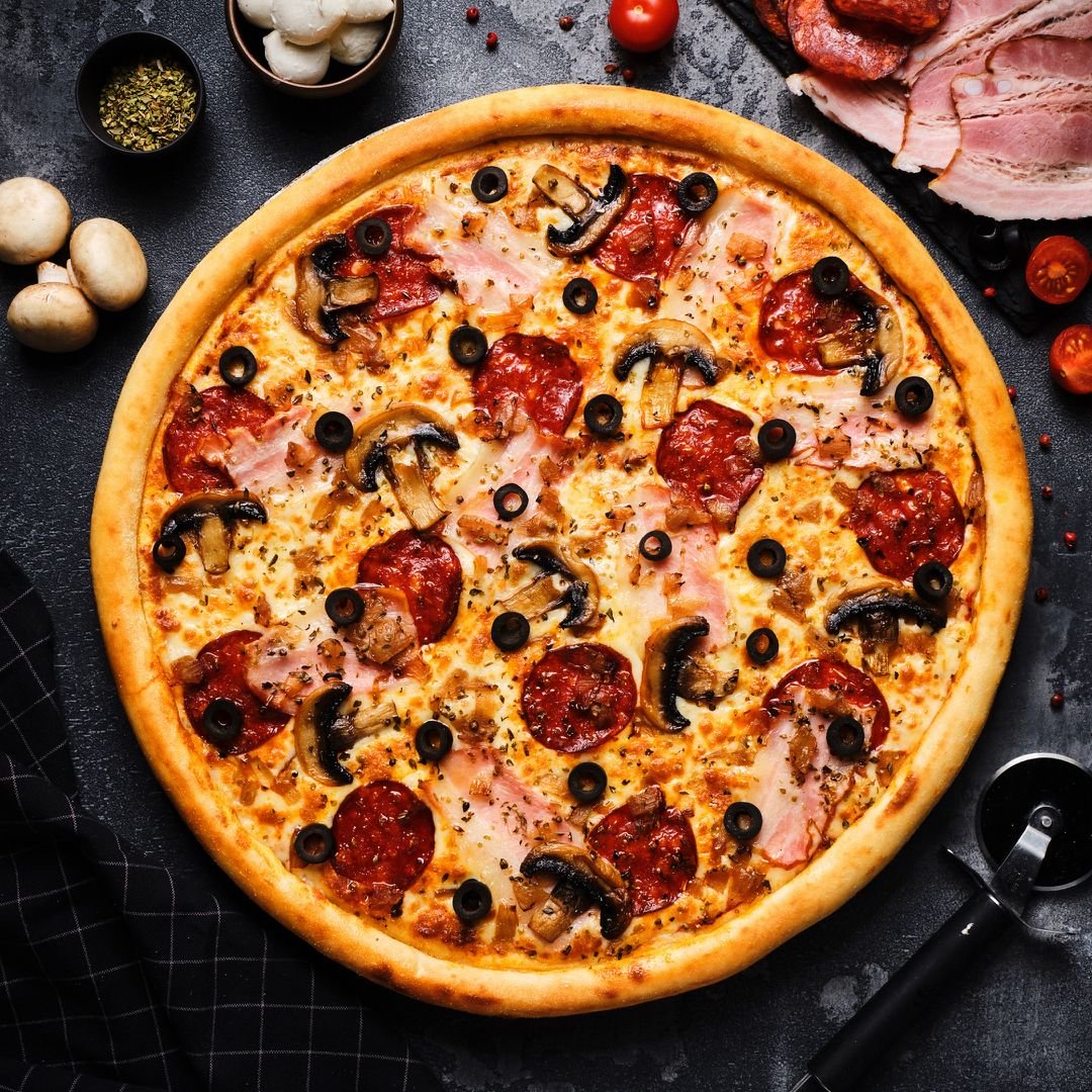 Римская пицца пепперони
