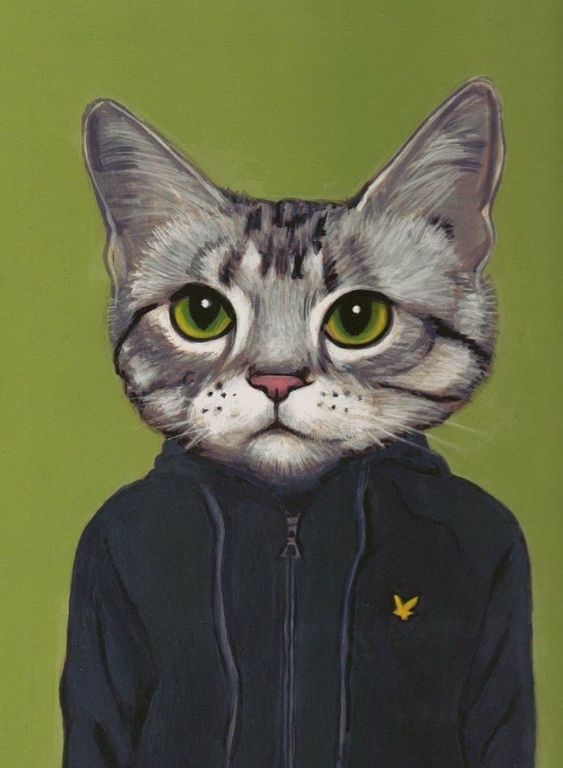 Мультяшные котики Эстетика