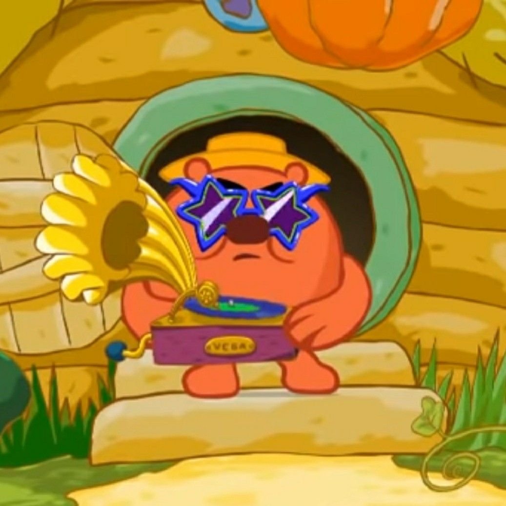 Лысый Ёжик из смешариков