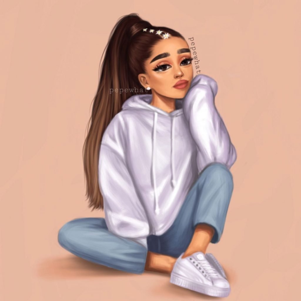 Ариана Гранде мультяшная