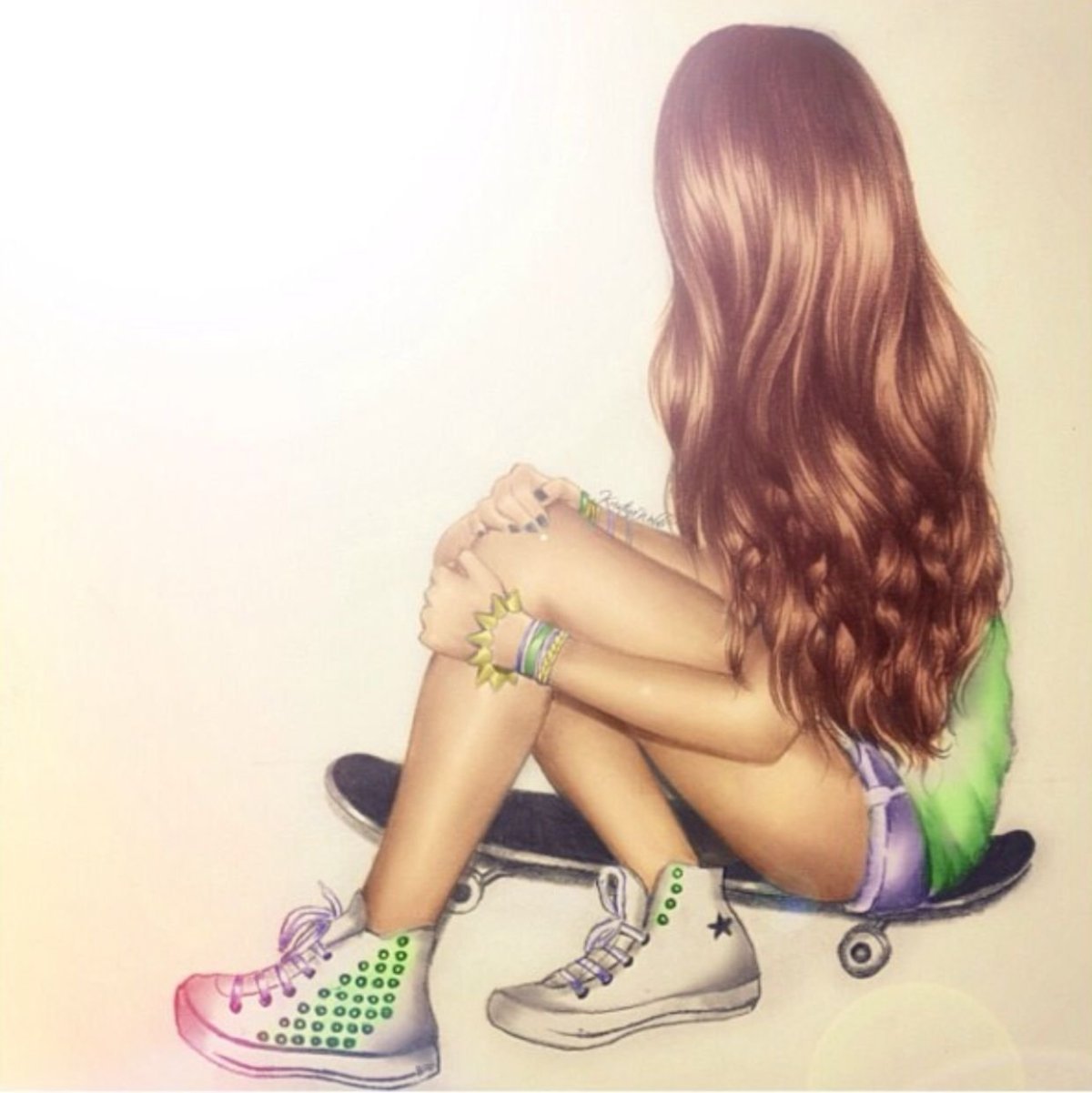 Девочка с эффектом