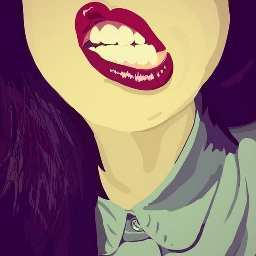 Красивый женский силуэт