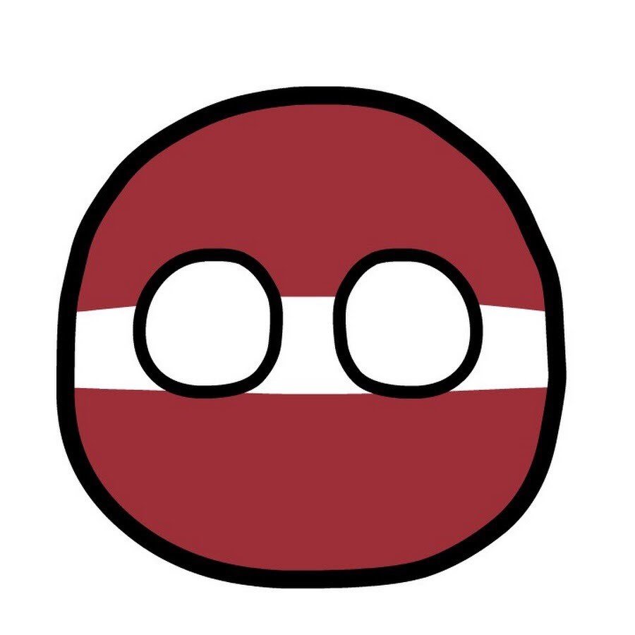 Флаг Латвии кантриболз