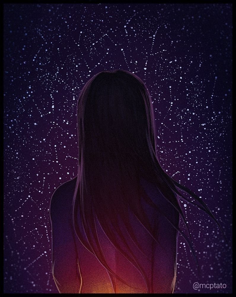 Красивая ава в стиле космоса