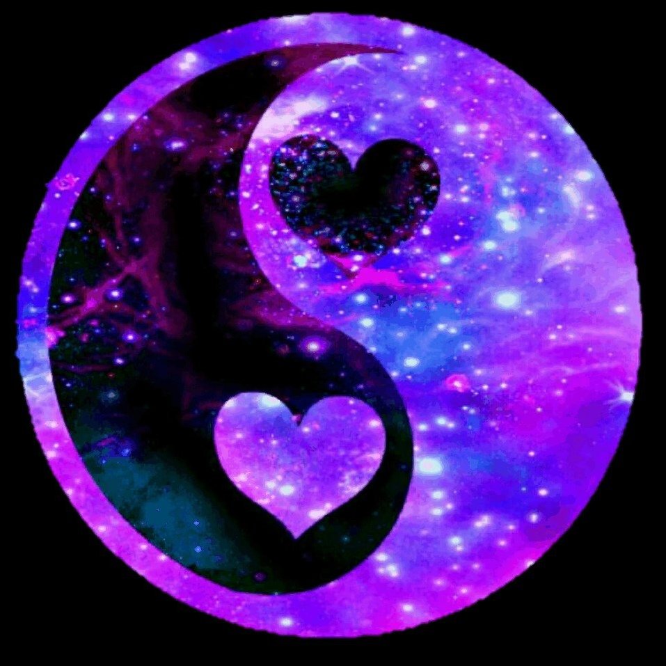 Бесконечность на фоне космоса