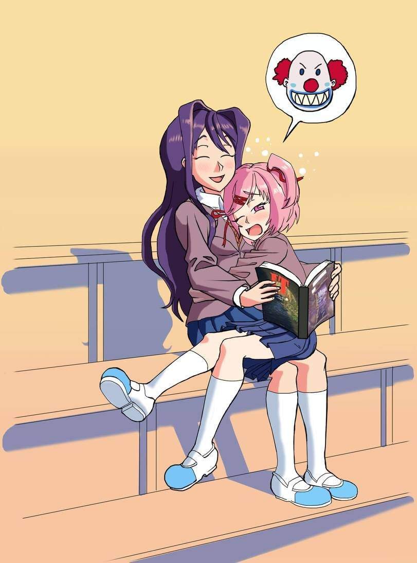 Юри и Нацуки шип арт