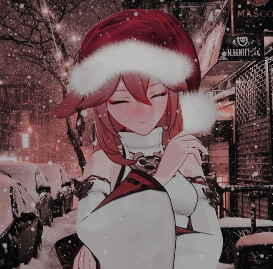 Блондинка зимой