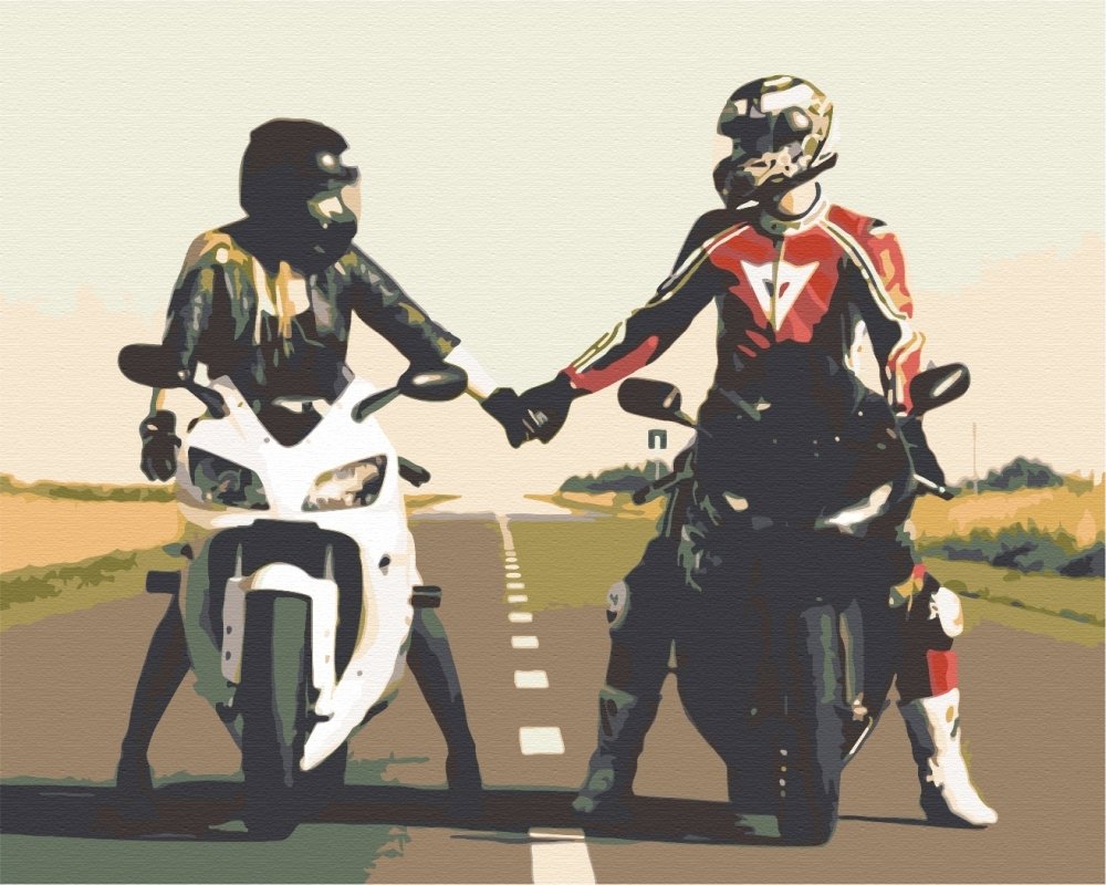 Пары на мотоциклах