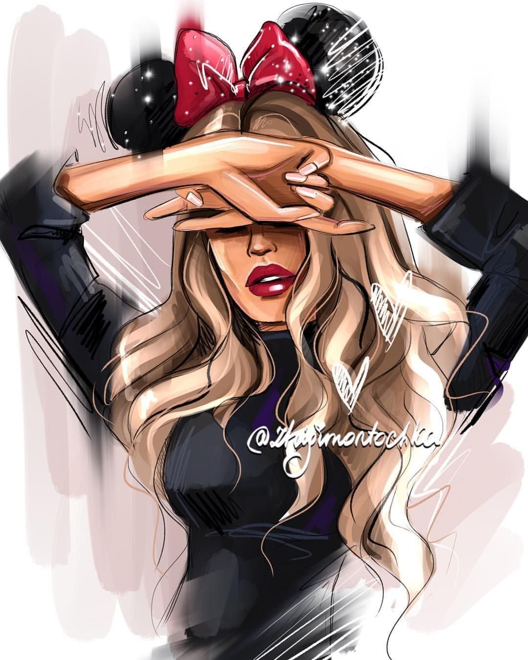 Силуэт головы с короной