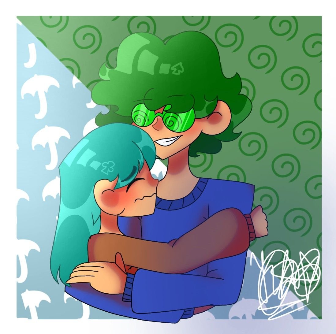 Вару и зонтик шип поцелуй