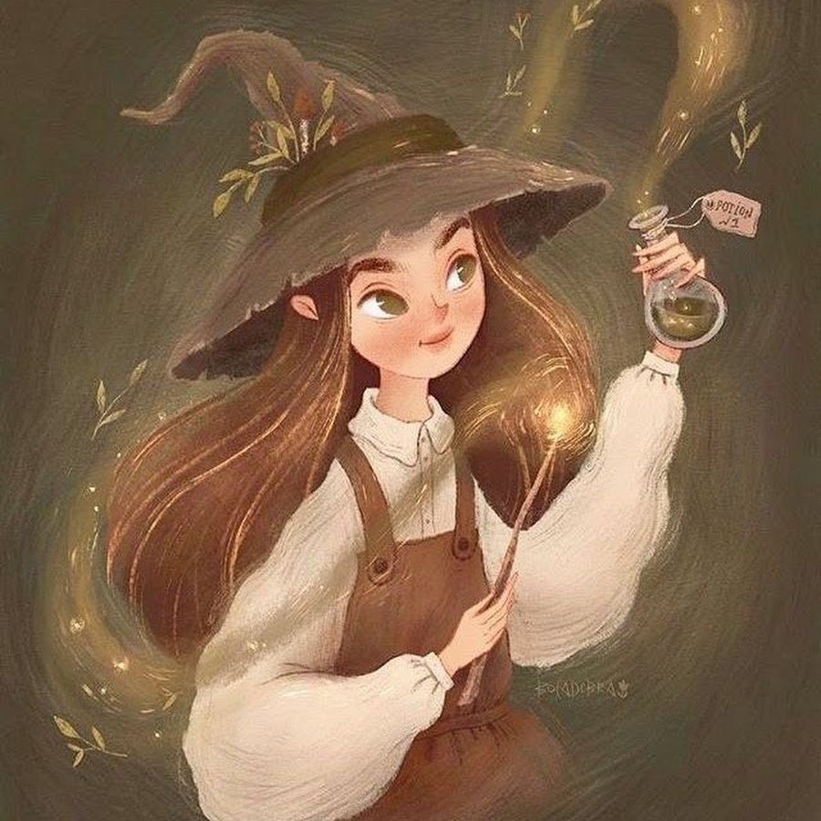 картинки ведьмочек красивые на аватарку