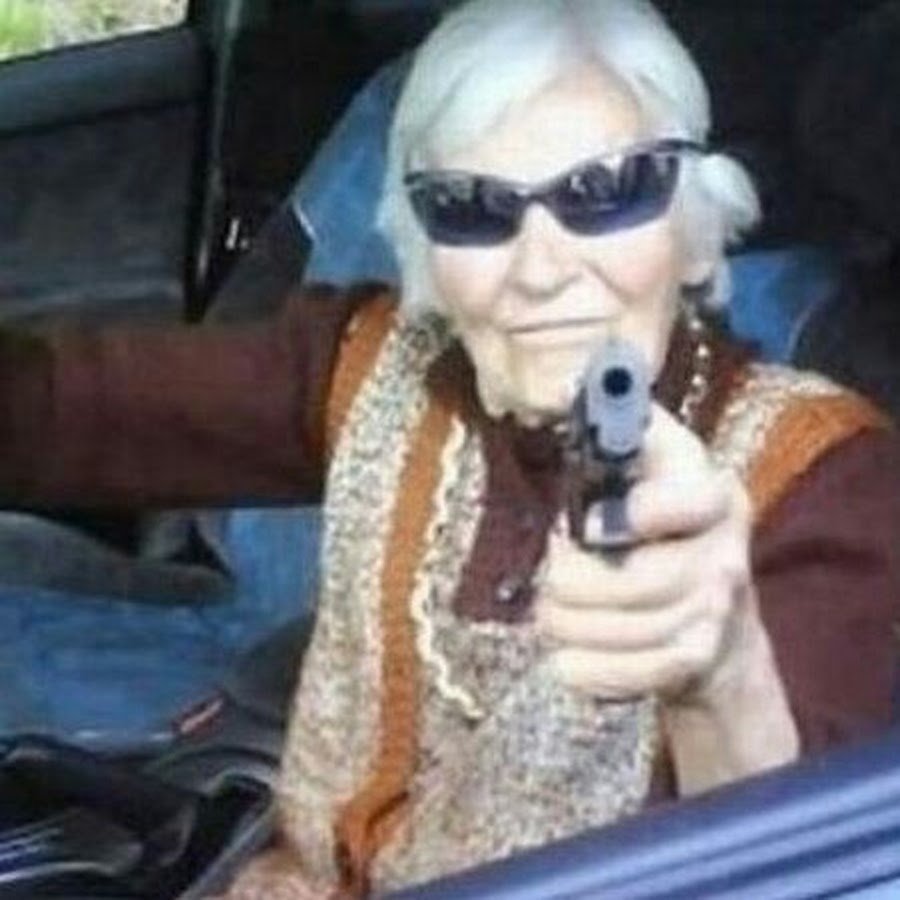 Маска страшной старухи