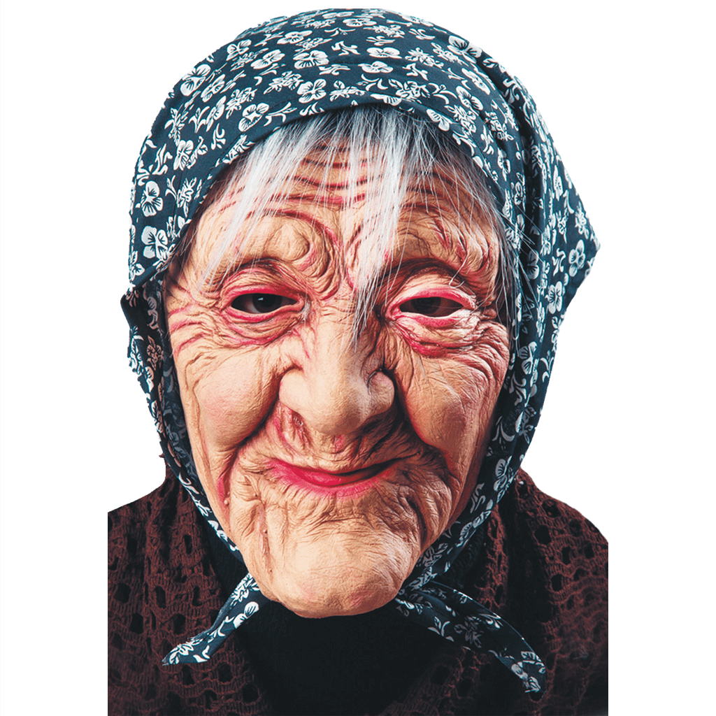 Старушка в кресле качалке