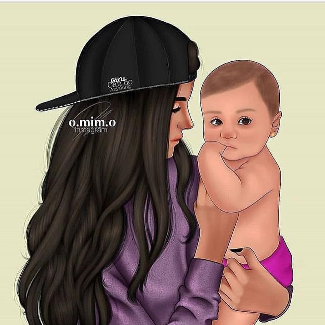 Аватарка мама с малышом