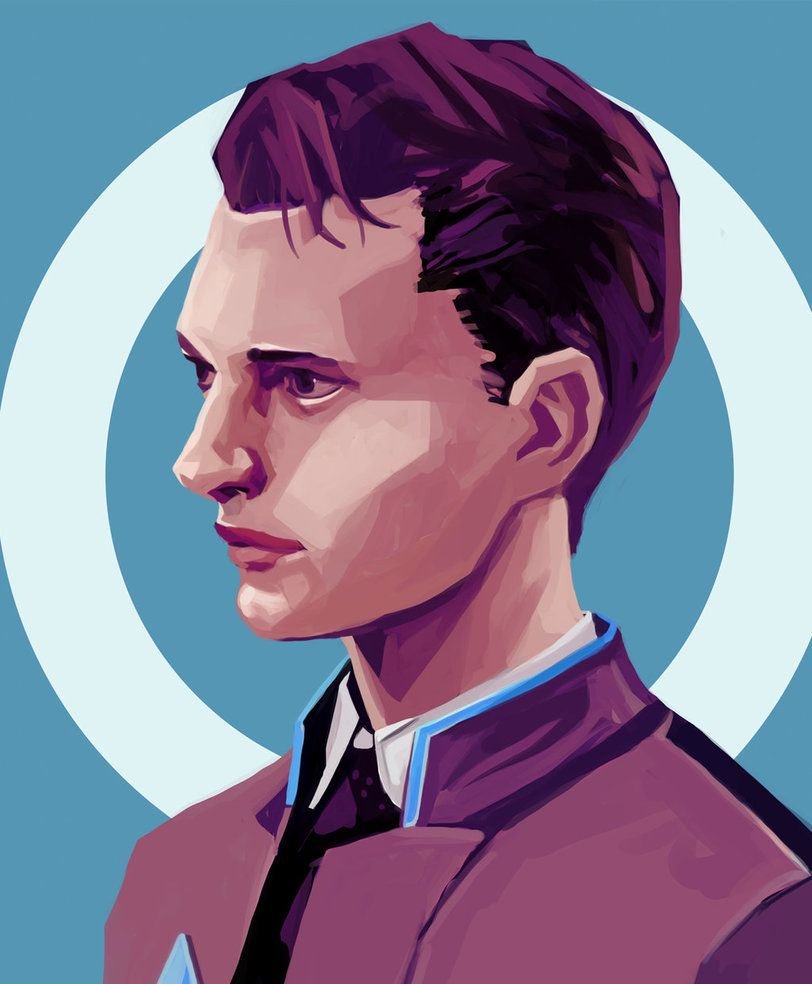 Детройт Беком ХЬЮМАН Коннор арт