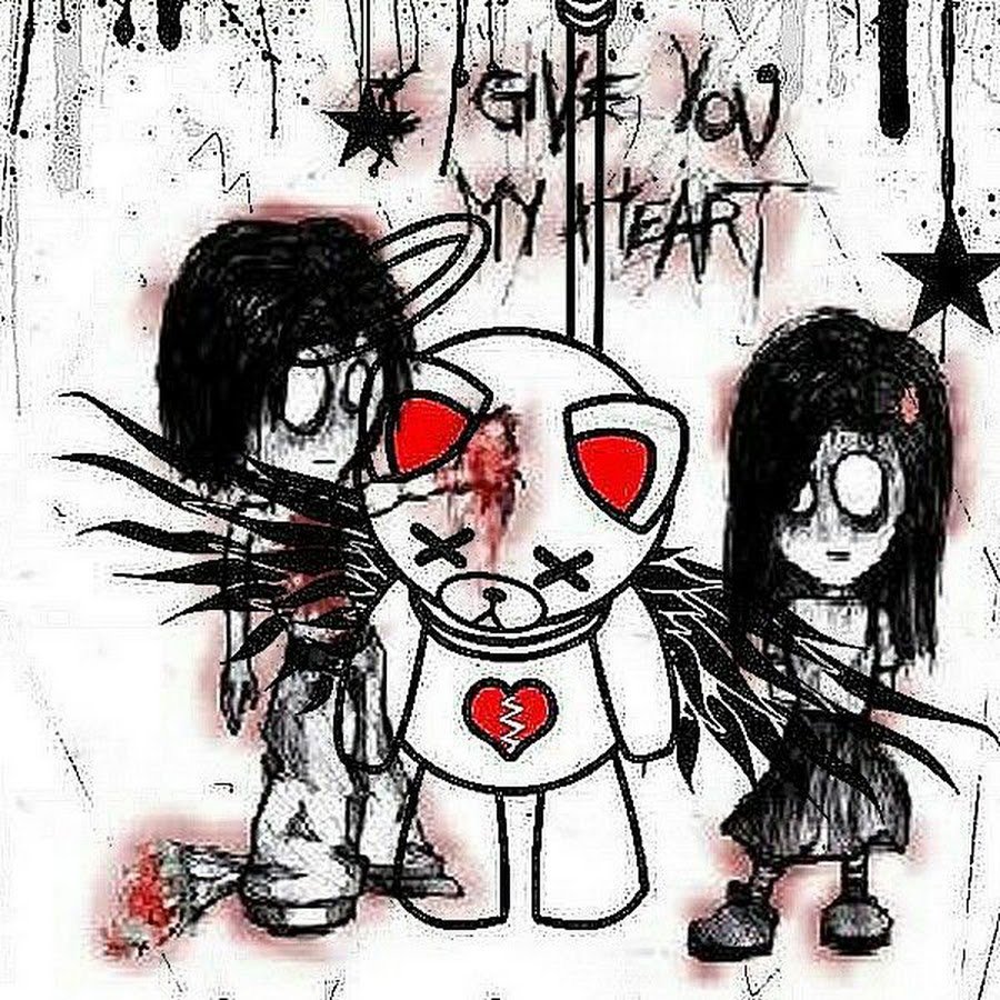 Эмо бои поцелуй