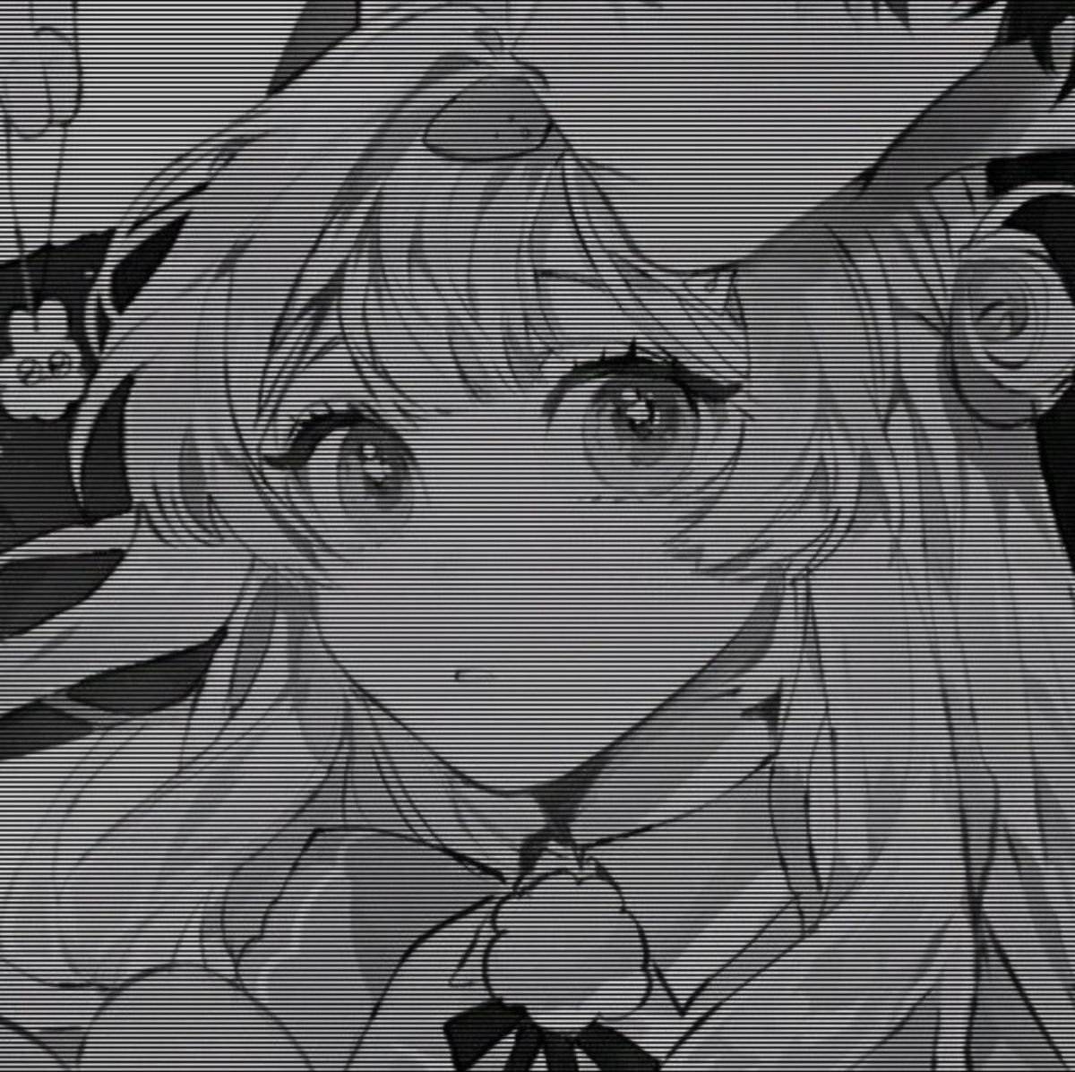 Аниме девочка с черными волосами